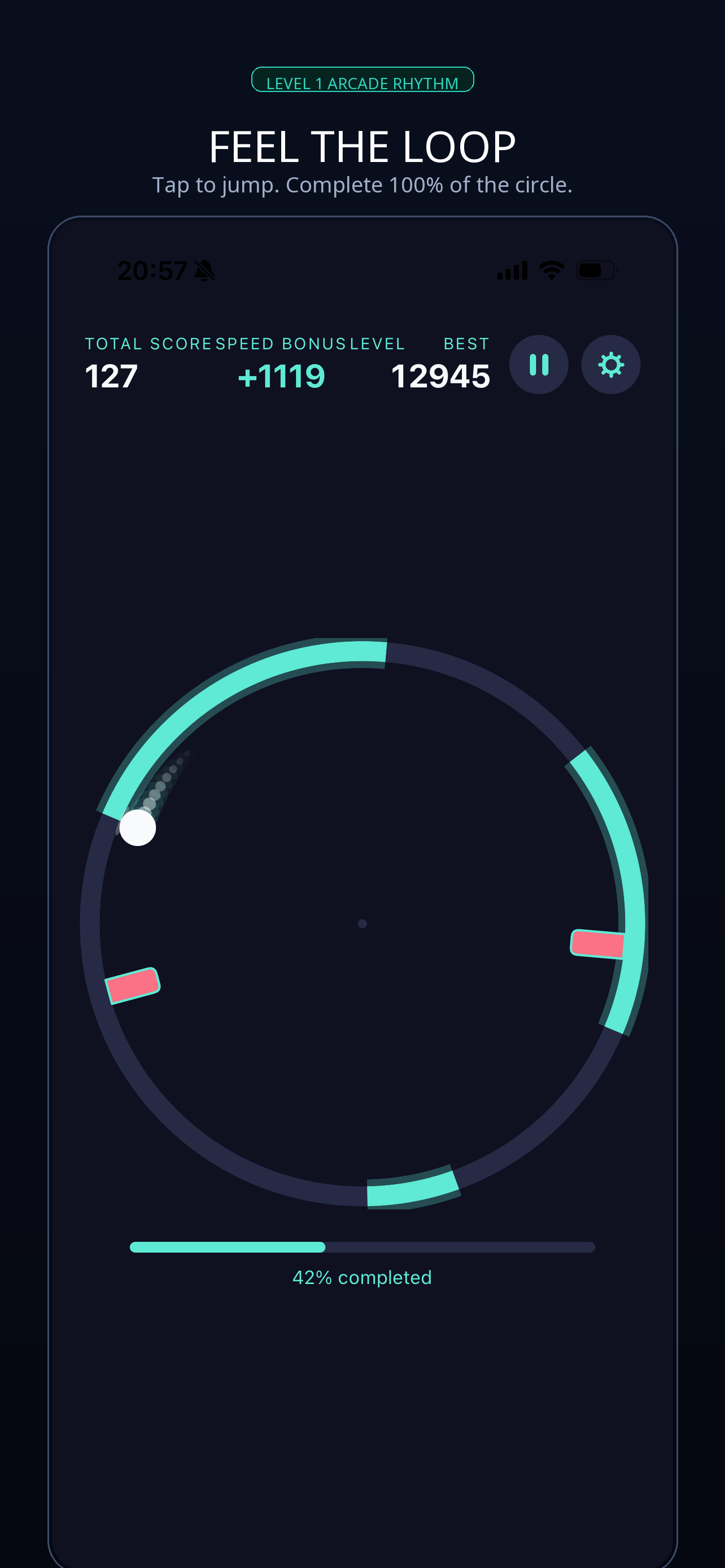 Level 1 Orbit: Track completion